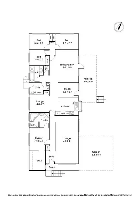 Floorplan of Homely house listing, 7 Aminya Court, Wantirna VIC 3152