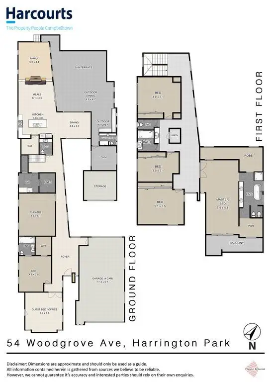 Floorplan of Homely house listing, 54 Woodgrove Avenue, Harrington Park NSW 2567