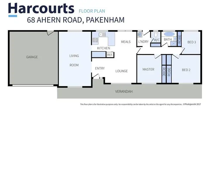 Floorplan of Homely house listing, 68 Ahern Road, Pakenham VIC 3810