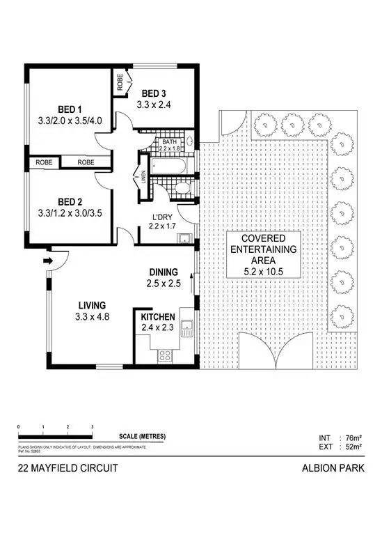 Floorplan of Homely house listing, 22 Mayfield Circuit, Albion Park NSW 2527
