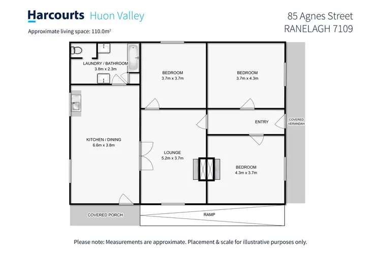 Floorplan of Homely house listing, 85 Agnes Street, Ranelagh TAS 7109