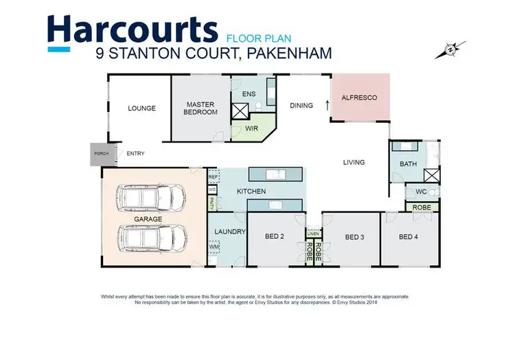 Floorplan of Homely house listing, 9 Stanton Court, Pakenham VIC 3810