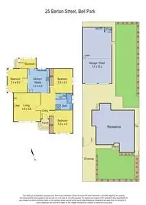 Floorplan of Homely house listing, 25 Barton Street, Bell Park VIC 3215