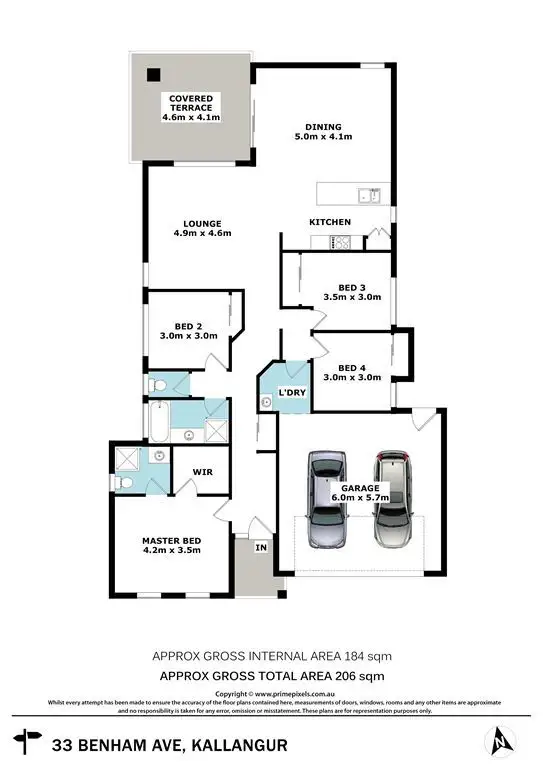 Floorplan of Homely house listing, 33 Benham Av, Kallangur QLD 4503