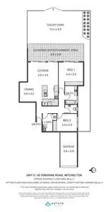 Floorplan of Homely unit listing, 6/25 Osborne Road, Mitchelton QLD 4053