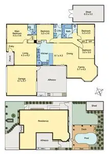 Floorplan of Homely house listing, 3 Rainer Road, South Morang VIC 3752