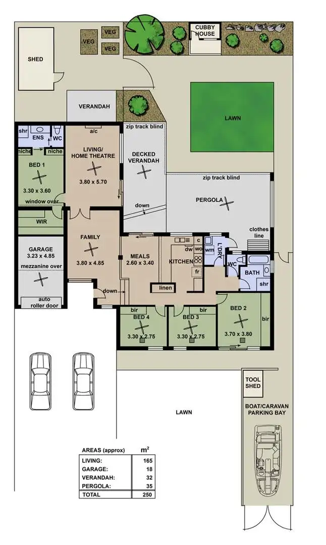 Floorplan of Homely house listing, 9 Braes Close, Happy Valley SA 5159