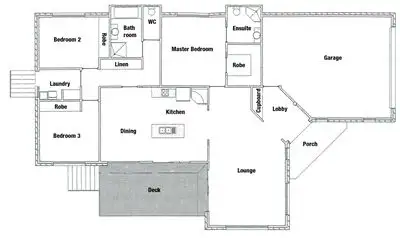 Floorplan of Homely house listing, 43 Oakdowns Parade, Oakdowns TAS 7019