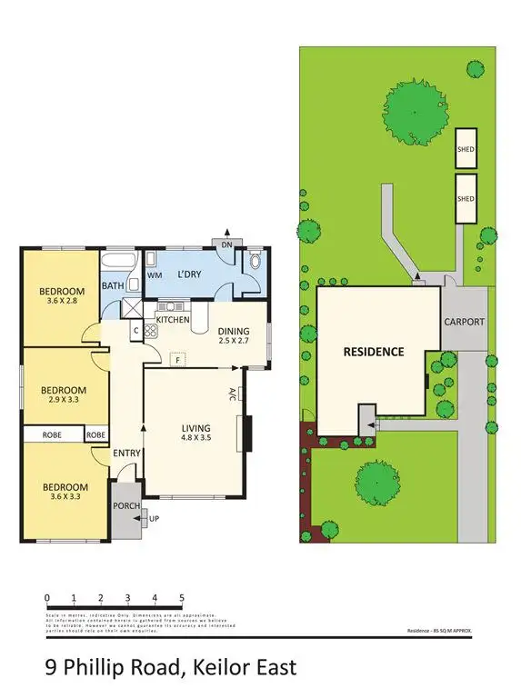 Floorplan of Homely house listing, 9 Phillip Road, Keilor East VIC 3033