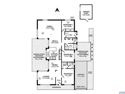 Floorplan of Homely house listing, 1 Alfonso Drive, Hallett Cove SA 5158
