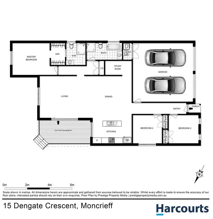 Floorplan of Homely house listing, 15 Dengate Crescent, Moncrieff ACT 2914