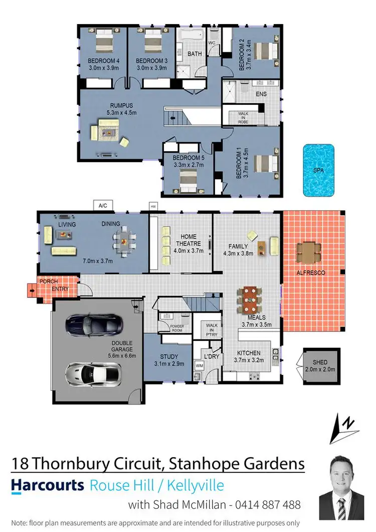Floorplan of Homely house listing, 18 Thornbury Circuit, Stanhope Gardens NSW 2768