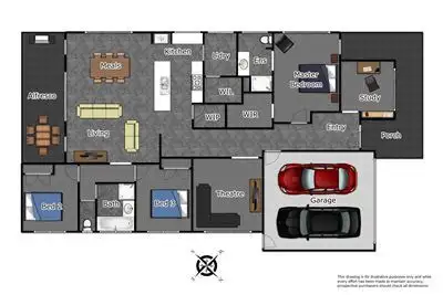 Floorplan of Homely house listing, 21 Spencer Circuit, Cranbourne East VIC 3977