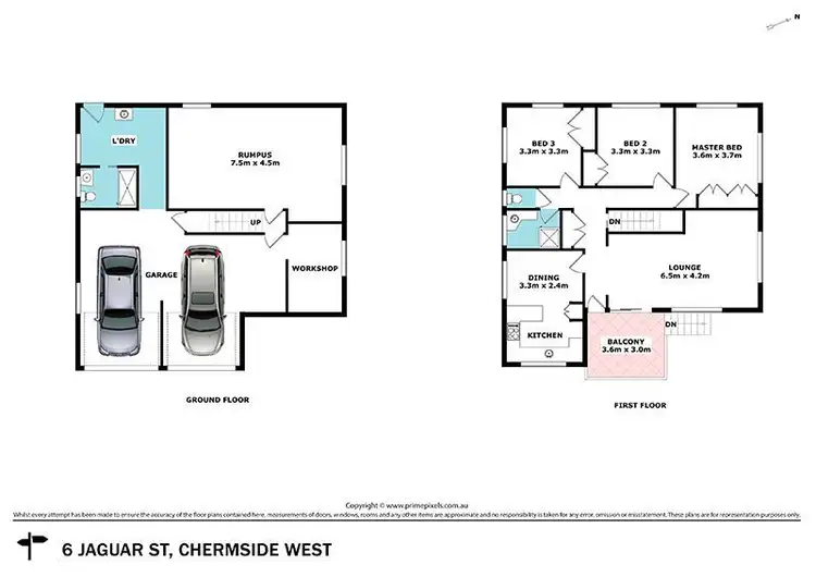 Floorplan of Homely house listing, 6 Jaguar Street, Chermside West QLD 4032