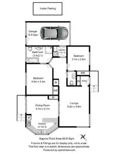 Floorplan of Homely unit listing, 1/11 Queen Street, Bellerive TAS