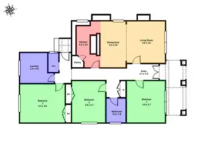 Floorplan of Homely house listing, 207 Rubicon Street, Sebastopol VIC 3356
