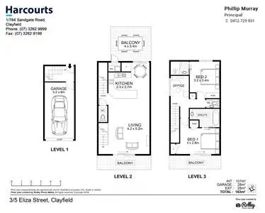 Floorplan of Homely unit listing, 3/5 Eliza Street, Clayfield QLD 4011