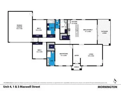 Floorplan of Homely unit listing, 4/1-3 Maxwell Street, Mornington VIC 3931
