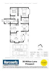 Floorplan of Homely house listing, 38 Willow Lane, Prospect Vale TAS 7250