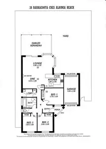 Floorplan of Homely house listing, 38 Barracoota Crescent, Aldinga Beach SA 5173