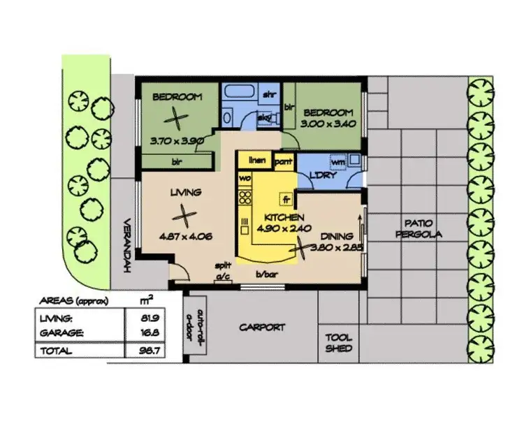 Floorplan of Homely house listing, 6/4 Walsh Court, Mount Barker SA 5251