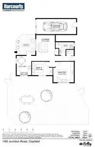 Floorplan of Homely unit listing, 1/66 Junction Road, Clayfield QLD 4011