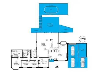 Floorplan of Homely house listing, 3 Glendale Avenue, Flagstaff Hill SA 5159