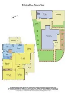 Floorplan of Homely house listing, 4 Cortina Close, Norlane VIC 3214