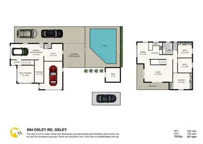 Floorplan of Homely house listing, 894 Oxley Road, Oxley QLD 4075