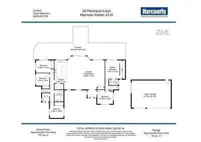 Floorplan of Homely house listing, 26 Peninsula Court, Mermaid Waters QLD 4218