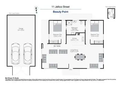 Floorplan of Homely house listing, 11 Jellico Street, Beauty Point TAS 7270
