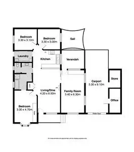 Floorplan of Homely house listing, 3 Swan Street, Goolwa Beach SA 5214