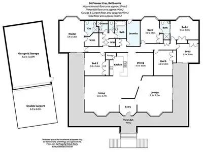 Floorplan of Homely house listing, 56 Pioneer Crescent, Bellbowrie QLD 4070