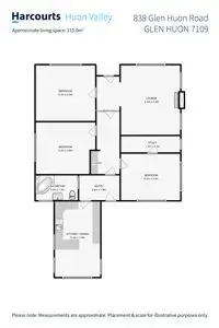 Floorplan of Homely house listing, 838 Glen Huon Road, Glen Huon TAS 7109
