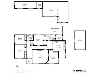 Floorplan of Homely house listing, 560 Main Road, Rosetta TAS 7010