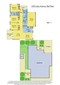 Floorplan of Homely townhouse listing, Lot 2/29 Libau Avenue, Bell Park VIC 3215