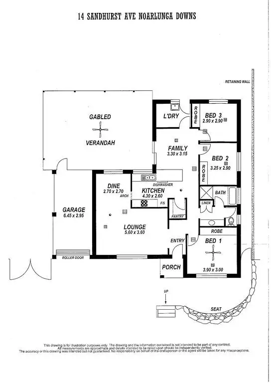 Floorplan of Homely house listing, 14 Sandhurst Avenue, Noarlunga Downs SA 5168