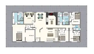 Floorplan of Homely house listing, 1/168 Purono Parkway, Yabulu QLD 4818