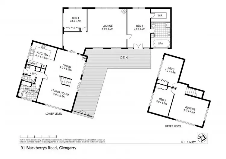 Floorplan of Homely house listing, 91 Blackberrys Road, Glengarry TAS 7275