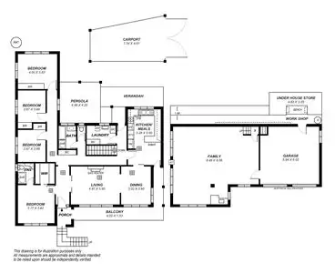 Floorplan of Homely house listing, 8 The Piazza, Pasadena SA 5042
