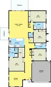 Floorplan of Homely house listing, 157 Hazel Glen Drive, Doreen VIC 3754