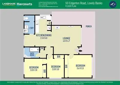 Floorplan of Homely house listing, 50 Edgerton Road, Lovely Banks VIC 3213