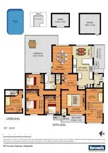 Floorplan of Homely house listing, 59 Aruma Avenue, Kellyville NSW 2155