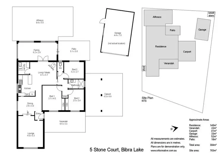 Floorplan of Homely house listing, 5 Stone Court, Bibra Lake WA 6163