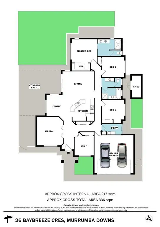 Floorplan of Homely house listing, 26 Baybreeze Crescent, Murrumba Downs QLD 4503
