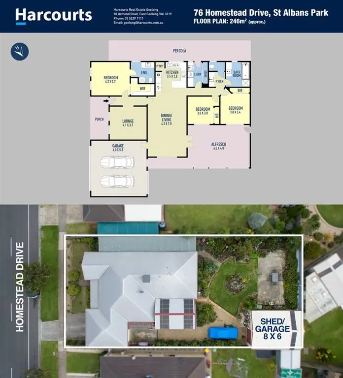 Floorplan of Homely house listing, 76 Homestead Drive, St Albans Park VIC 3219
