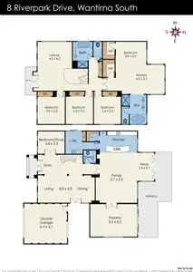 Floorplan of Homely house listing, 8 Riverpark Drive, Wantirna South VIC 3152