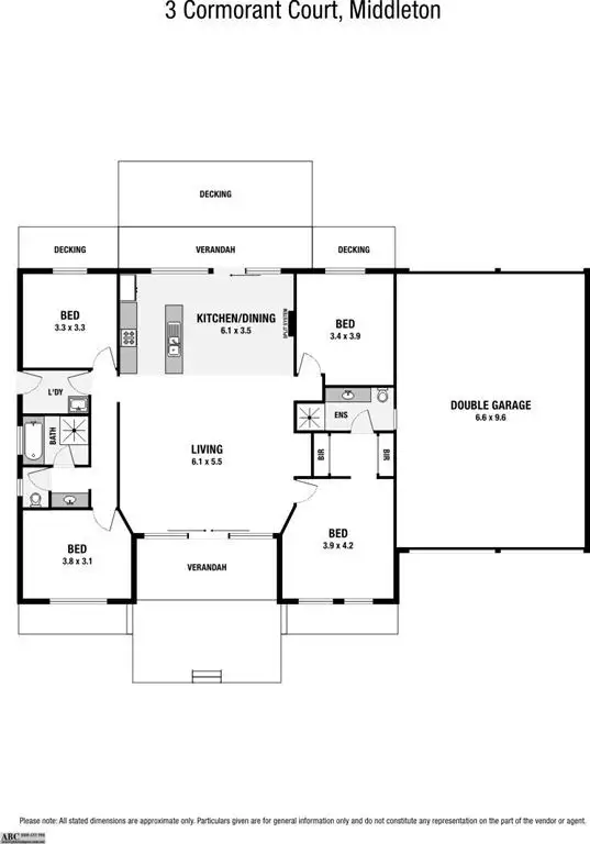 Floorplan of Homely house listing, 3 Cormorant Court, Middleton SA 5213