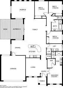 Floorplan of Homely house listing, 24 Norwegian way, Narre Warren South VIC 3805