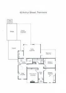 Floorplan of Homely house listing, 63 Arthur Street, Tranmere SA 5073